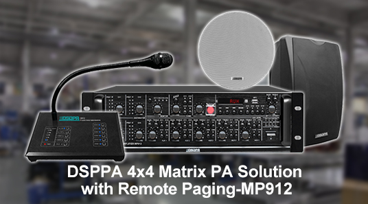 DSPPA 4x4 مصفوفة با الحل مع ترحيل عن بعد-MP912