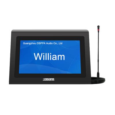 جهاز لوحي إلكتروني D7022MIC LCD ثنائي الوجهين لاسم المكتب مع ميكروفون