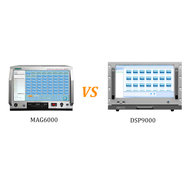 مقارنات على نظام شبكة سنويا MAG6000 ونظام الشبكة سنويا DSP9000
