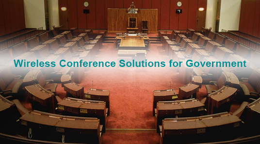 حلول مؤتمرات لاسلكية للحكومة