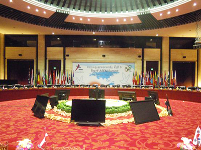 تم استخدام نظام مؤتمر DSPPA-نظام مؤتمرات DSPPA بنجاح في قمة ASEM التاسعة