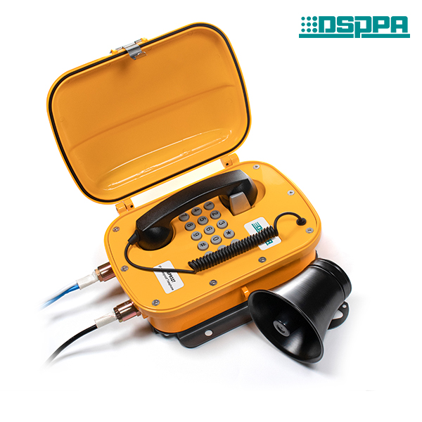 DSP9327S IP إنذار صوتي مقاوم للماء مثبت على الحائط هاتف 15W مكبر صوت