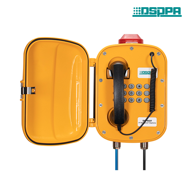 DSP9327W IP إنذار ضد الماء صوت وضوء هاتف مثبت على الحائط