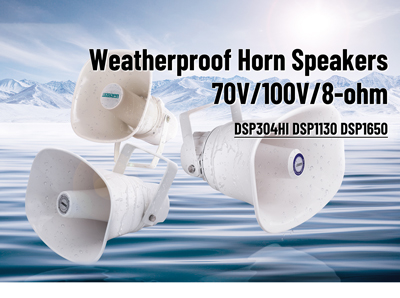 مكبرات صوت بوق مقاومة للماء DSP1130 DSP1650 70V/304v/8-hm
