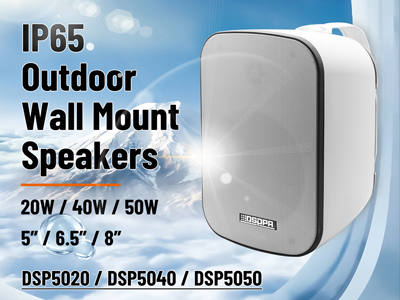 20W/40W/50W IP65 مكبرات صوت مثبتة على الحائط في الهواء الطلق
