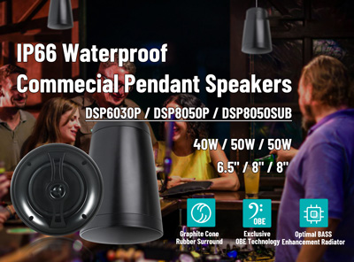 IP66 مكبرات صوت بدلاية خاصة مقاومة للماء DSP6030P DSP8050P DSP8050SUB